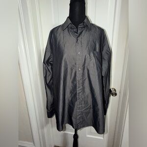 Men’s Italo Mondo size 17‎ regular Sleek Button-Up Shirt 34/35